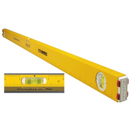 Stabila STABILA 48 in. Aluminum Type 80 A-2 Box Frame Level 3 vial 29148